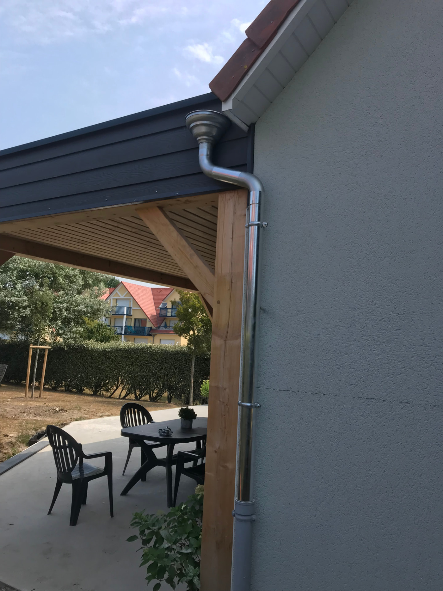 Extension bardée | Isolation extérieure et bardage bois par Opal Étanchéité