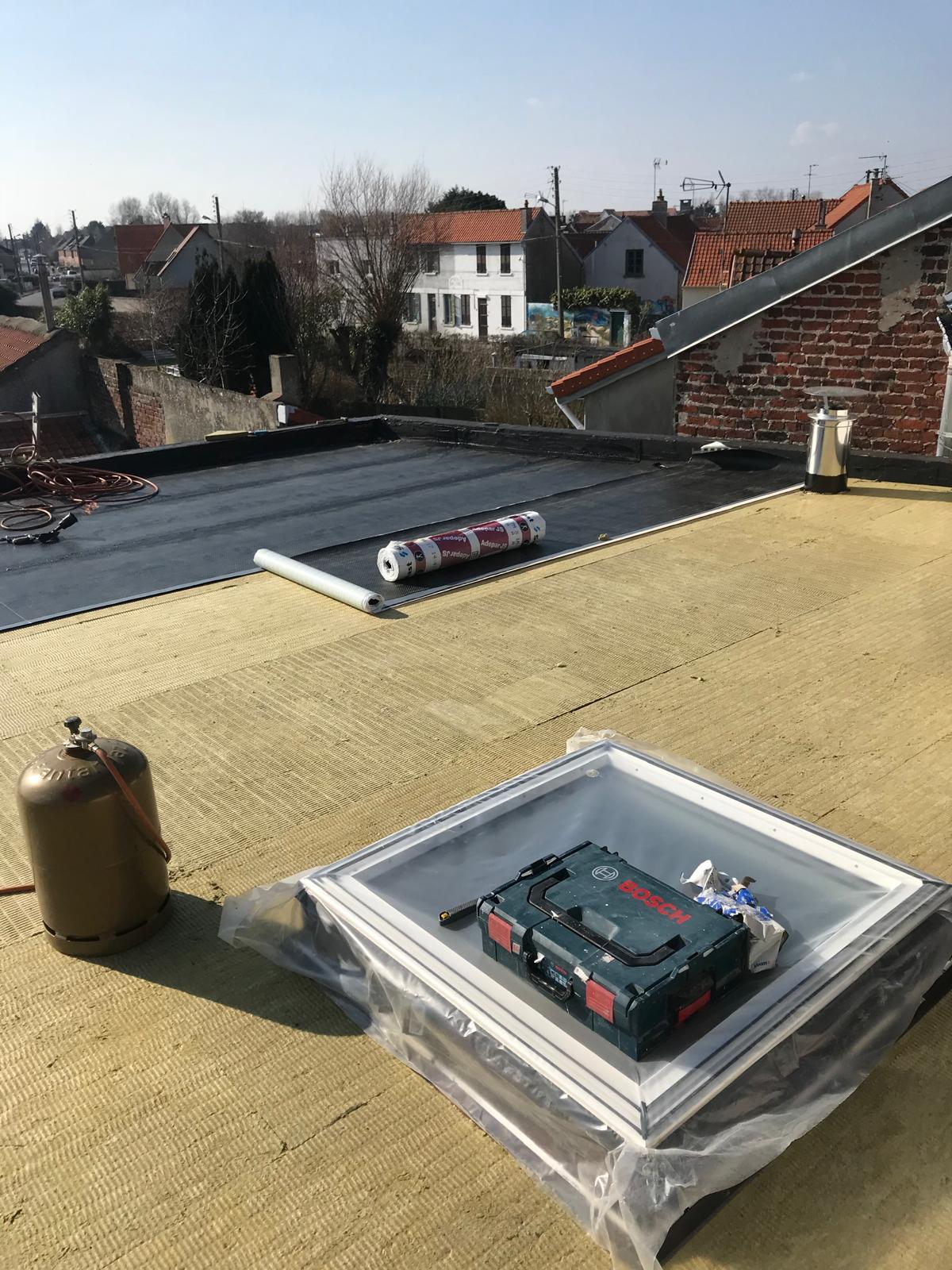 Toiture terrasse en cours | Étanchéité toiture et terrasse par Opal Étanchéité